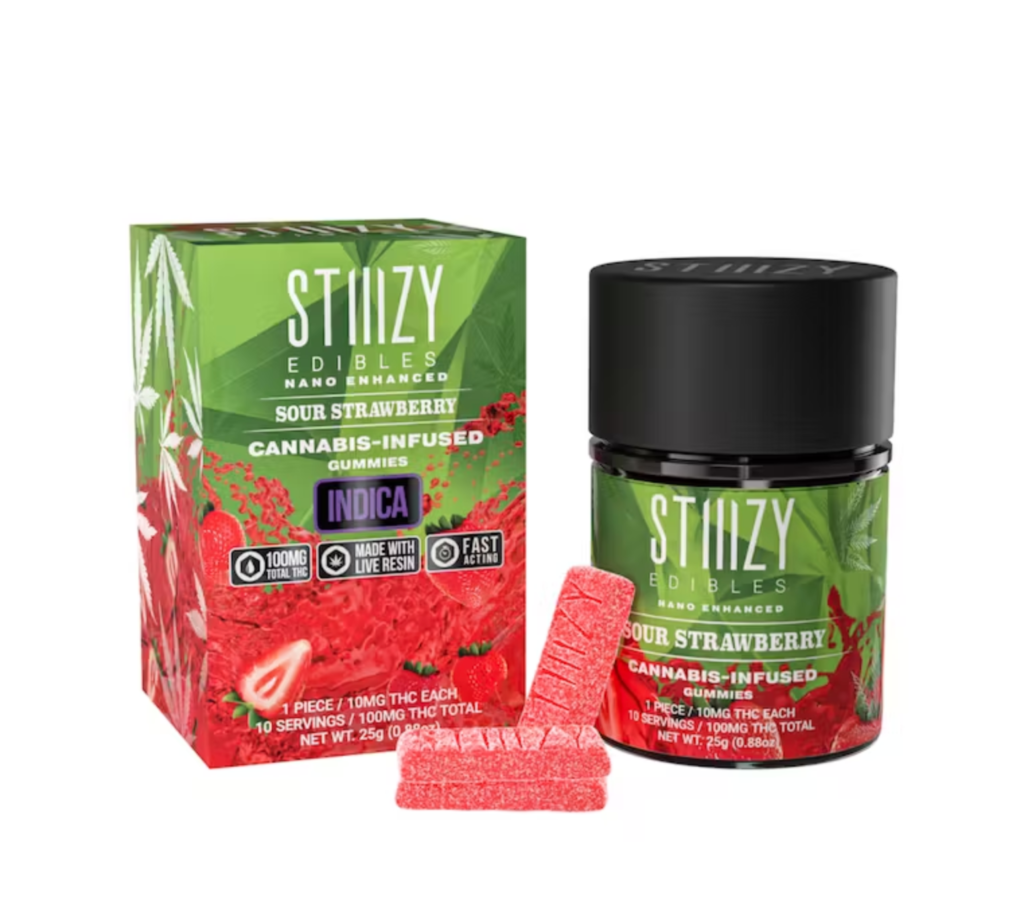 Sour Strawberry stiiizy Gummies