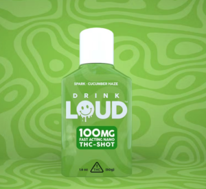 Rove | Drink Loud 100mg THC Shot | Cucumber Haze | 50ml