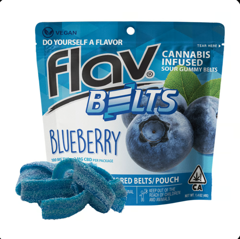 Flav Blueberry Belts 100mg